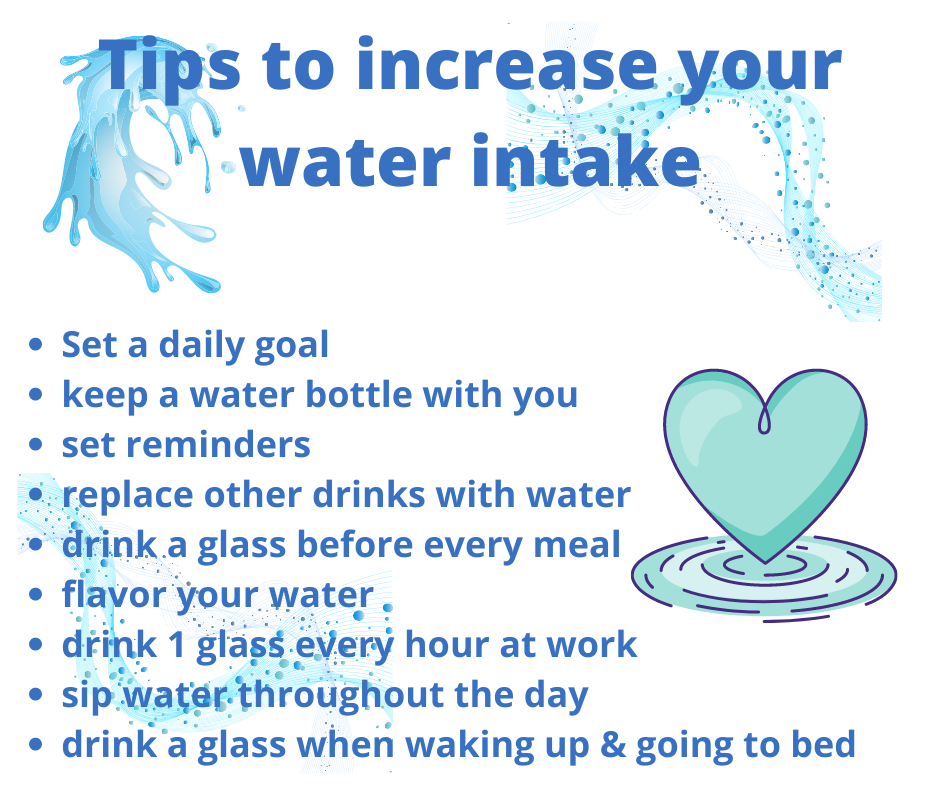 tips to increase water intake