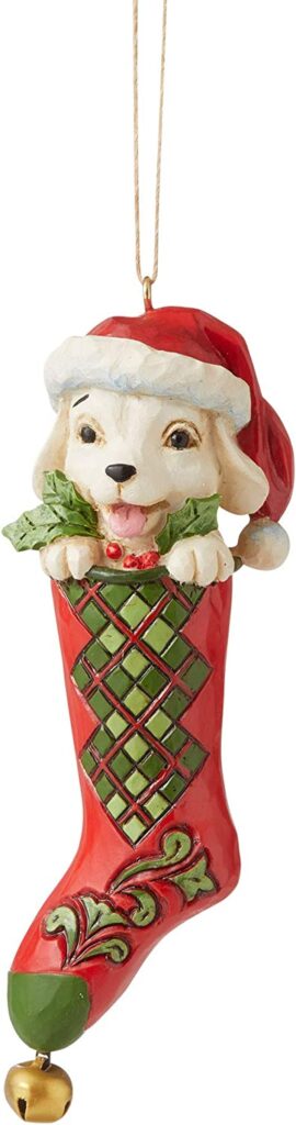 Enesco Country Living by Jim Shore Dog in Stocking Hanging Ornament (Regularly 27.00, on sale for 5.50) #ad https://amzn.to/3qU8N9D