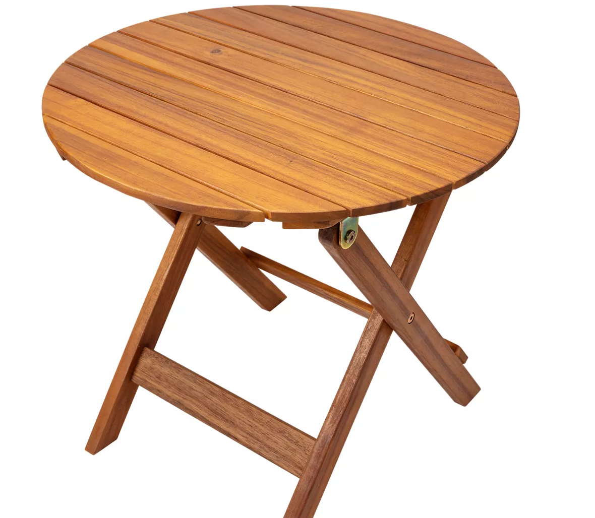 White River Home Natural Stain Foldable Round Side Table (Regularly 49.99, on sale 24.98 at Bass Pro Shop) #ad