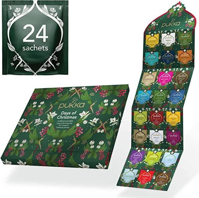 Pukka Tea Advent Calendar 2022, Organic Herbal Tea, Perfect for Gifting, 24 Tea Bags For The Christmas Countdown (18.99)