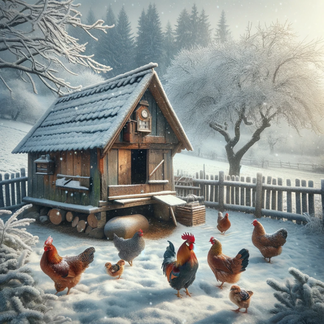 Stunning Chicken Porch Coop Winter Weatherproofing image