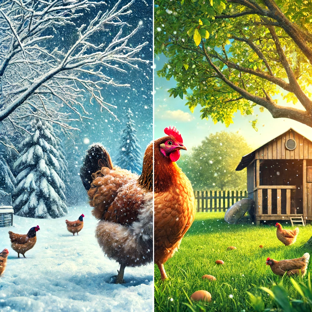 chickens in extreme climates